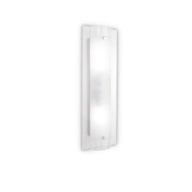 Tudor AP2 2 Light Transparent Glass Diffuser Wall Light